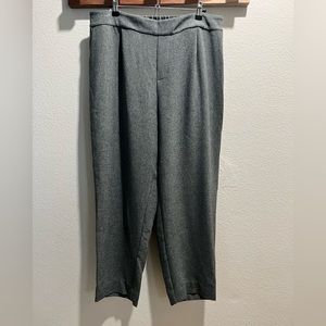 Ankle length heather gray dress pants (size XL)